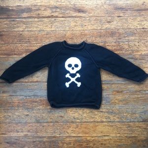 Boys skull and crossbones sweater